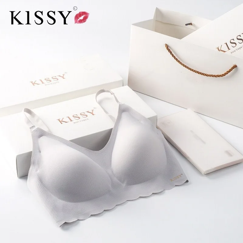 Cotton Bra Everyday - Kissy 속옷 원피스 스포츠 브래지어 세트,