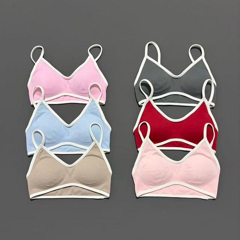 Plunge Bra Push Up - 여성 스포츠 브라 조절 가능한 하이