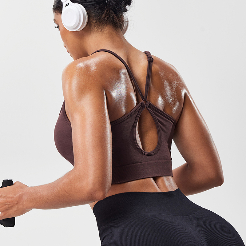 Sports Bra Racerback - 여성용 등파임 조절형 스트랩 스포츠 브라