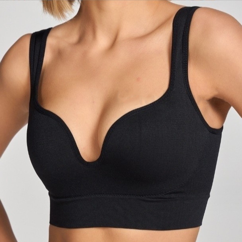 Underwire Bra Padded - 3D 스포츠 조끼 통기성 강철 반지