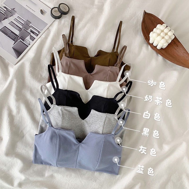 Cotton Bra Everyday - 여자의 브래지어는 여름 속옷을 밀어 소프트