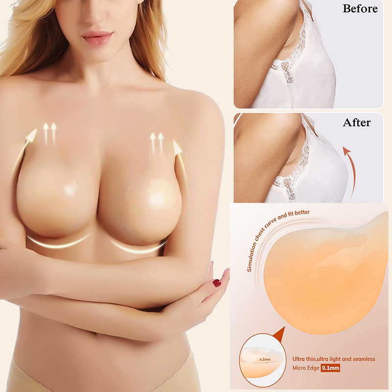 1/2 쌍 여성 스티커 브래지어 재사용 가능한 젖꼭지  - Strapless Bra Adhesive 리뷰 및 가격