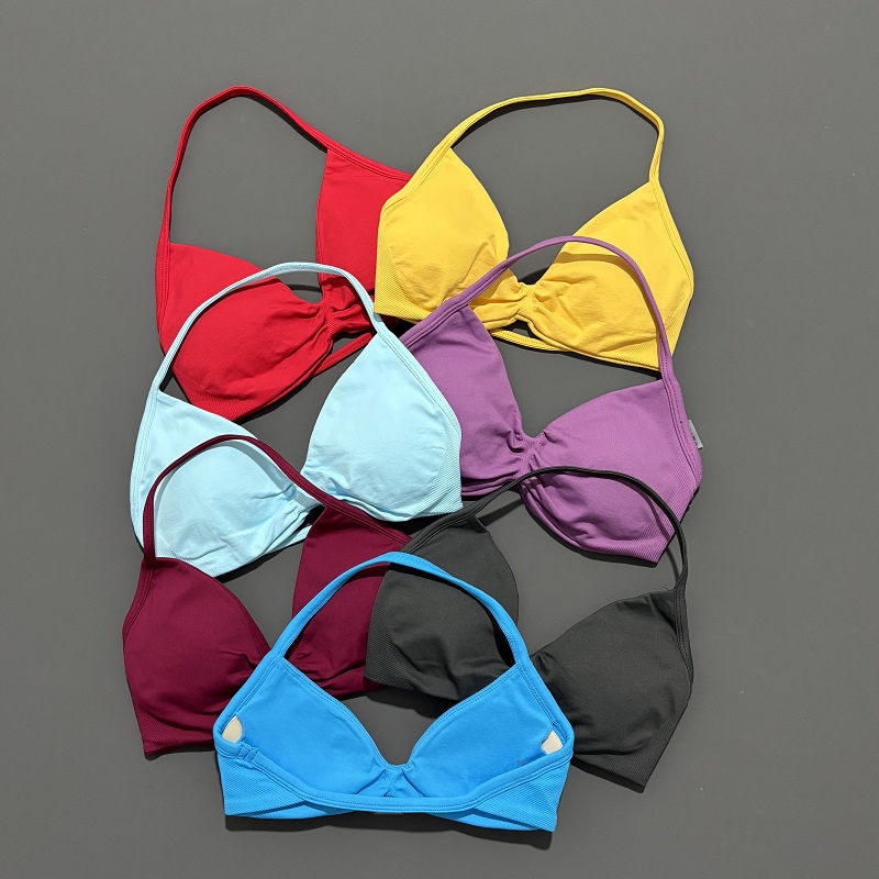 스포츠 스트래피 브라 요가 언더웨어 여성용 짐 탑 러닝 - Sports Bra Racerback 리뷰 및 가격