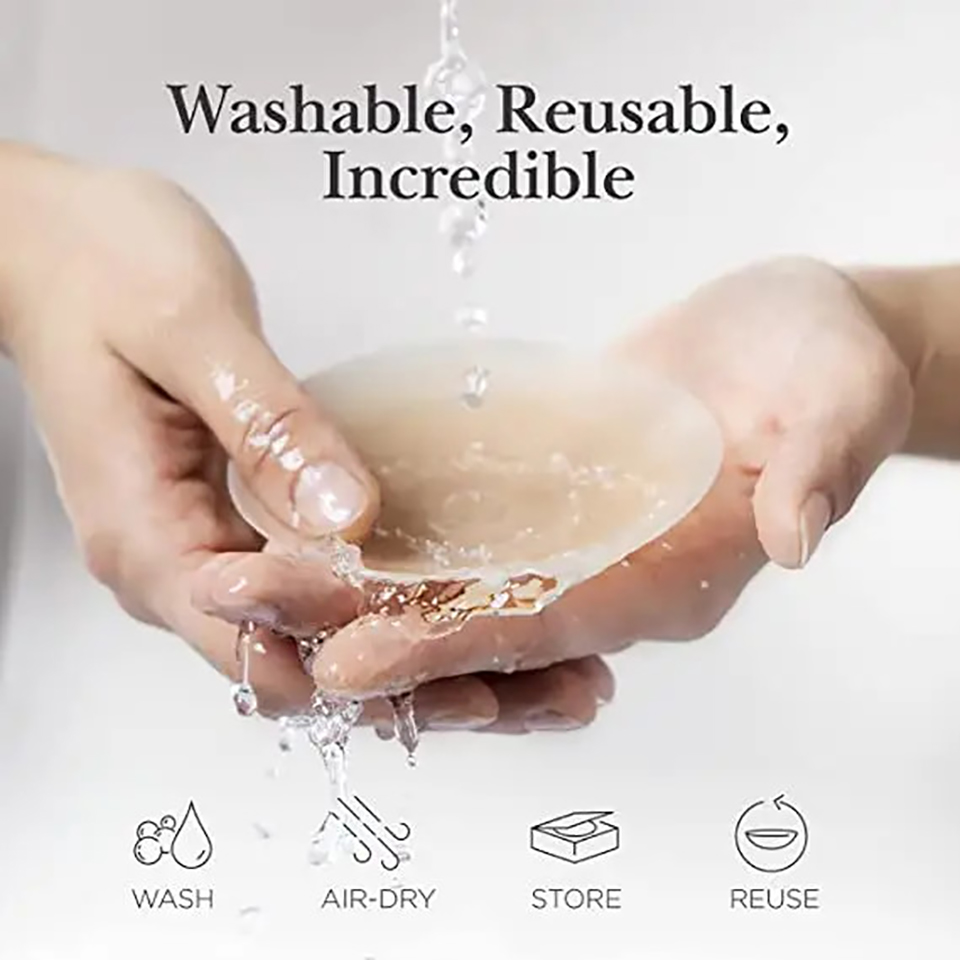 재사용 가능한 실리콘 접착식 니플 커버, 보이지 않는  - Strapless Bra Adhesive 리뷰 및 가격