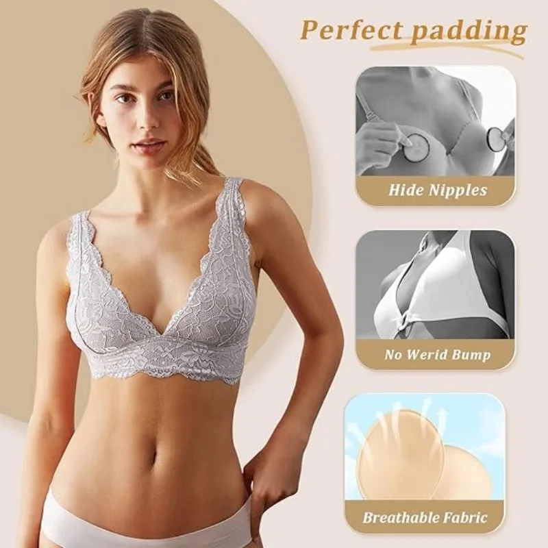 2/20pcs 이동식 스폰지 여성을위한 브래지어 패드를 - Push Up Bra Silicone 리뷰 및 가격