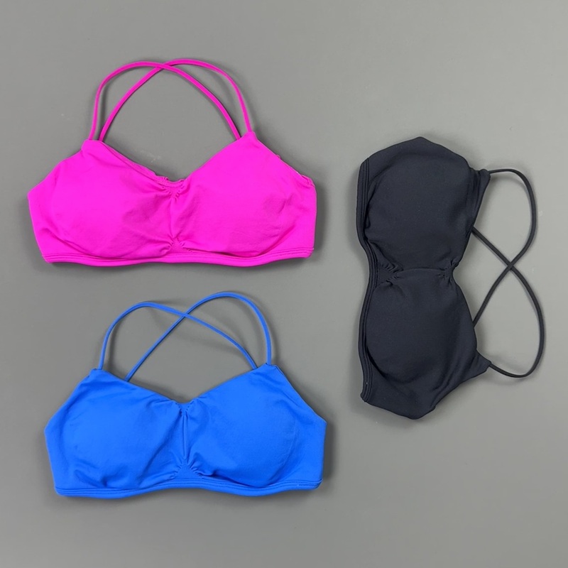 HISTELLO 프론트 러치드 크로스 백 스포츠 브라  - Sports Bra Racerback 리뷰 및 가격