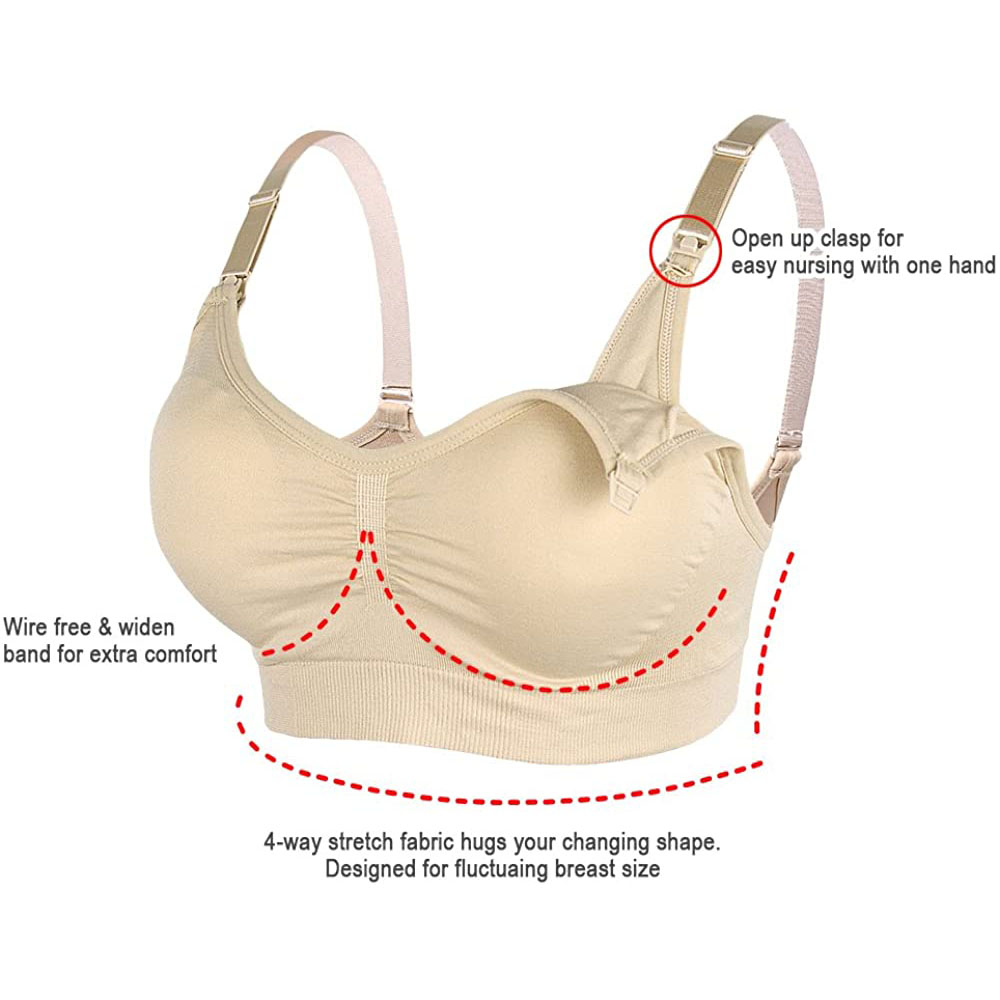 임산부 수유 브라, 심리스 클립 다운, 수면 브라렛,  - Nursing Bra Clip 리뷰 및 가격