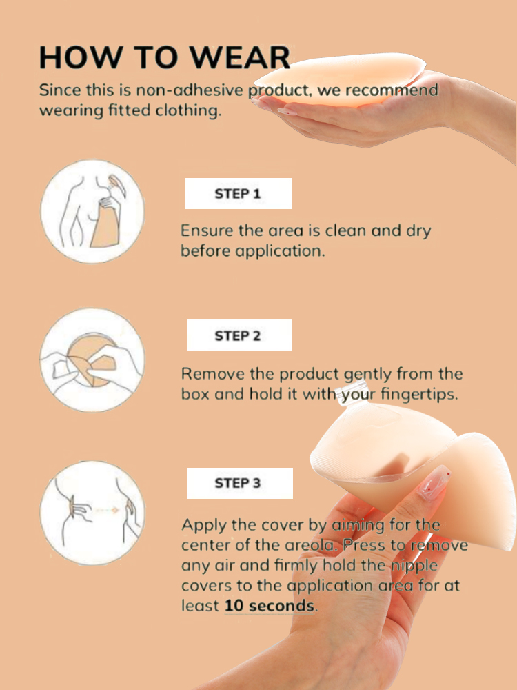 여성용 재사용 가능 투명 실리콘 니플 커버 여성용 푸쉬 - Strapless Bra Adhesive 리뷰 및 가격