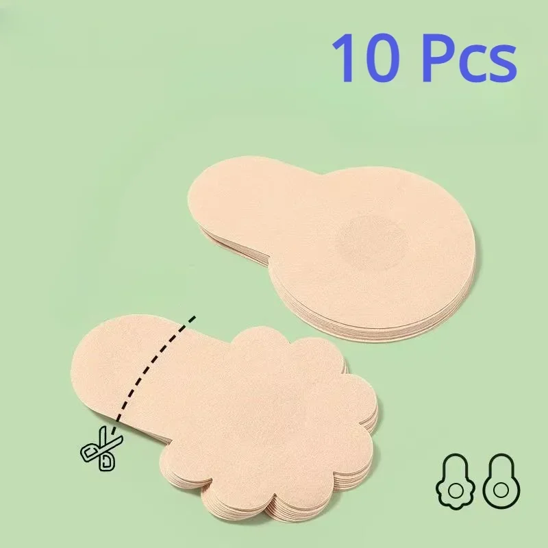 10pcs 여성의 보이지 않는 유방 리프트 업 테이프  - Strapless Bra Adhesive 리뷰 및 가격