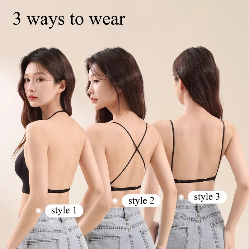 KUCLUT V-넥 얇은 브라렛 멀티웨이 홀터 얇은 브 - Convertible Bra Multiway 리뷰 및 가격