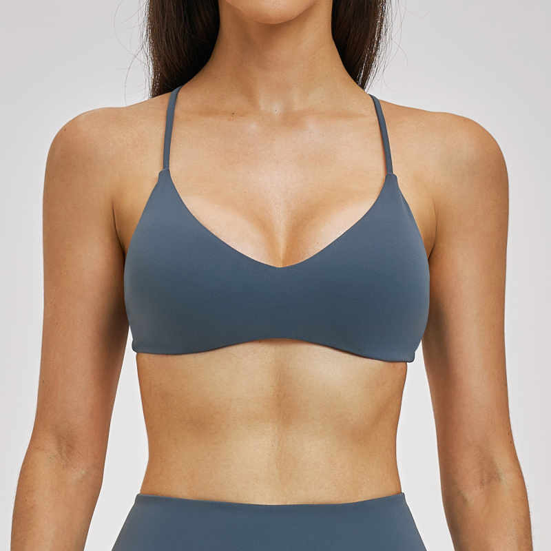 백리스 요가 브라 여성용 스포츠 여름 러닝 백크로스 속 - Sports Bra Racerback 리뷰 및 가격