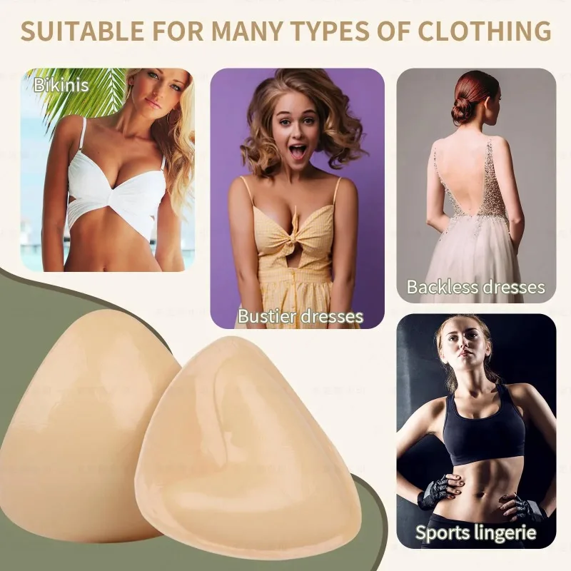 2024 새로운 뜨거운 양면 접착 끈적 브래지어 삽입  - Push Up Bra Silicone 리뷰 및 가격