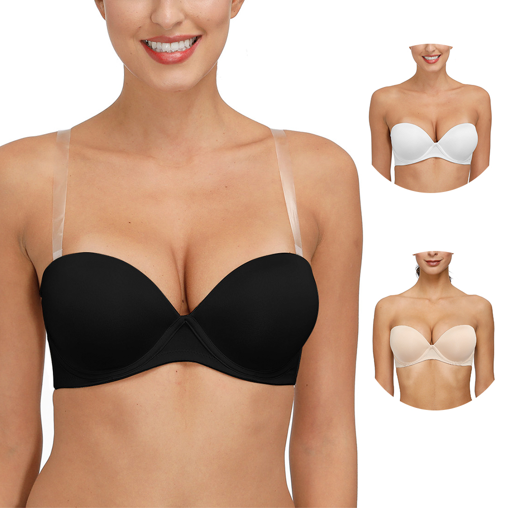YBCG 여성용 푸시 업 브래지어 두꺼운 패딩 미끄럼  - Convertible Bra Multiway 리뷰 및 가격
