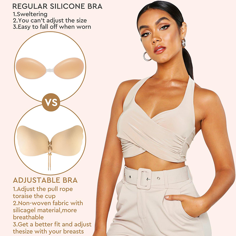 1/2 쌍 여성 여름 백리스 스트랩리스 브라 푸쉬업 접 - Strapless Bra Adhesive 리뷰 및 가격