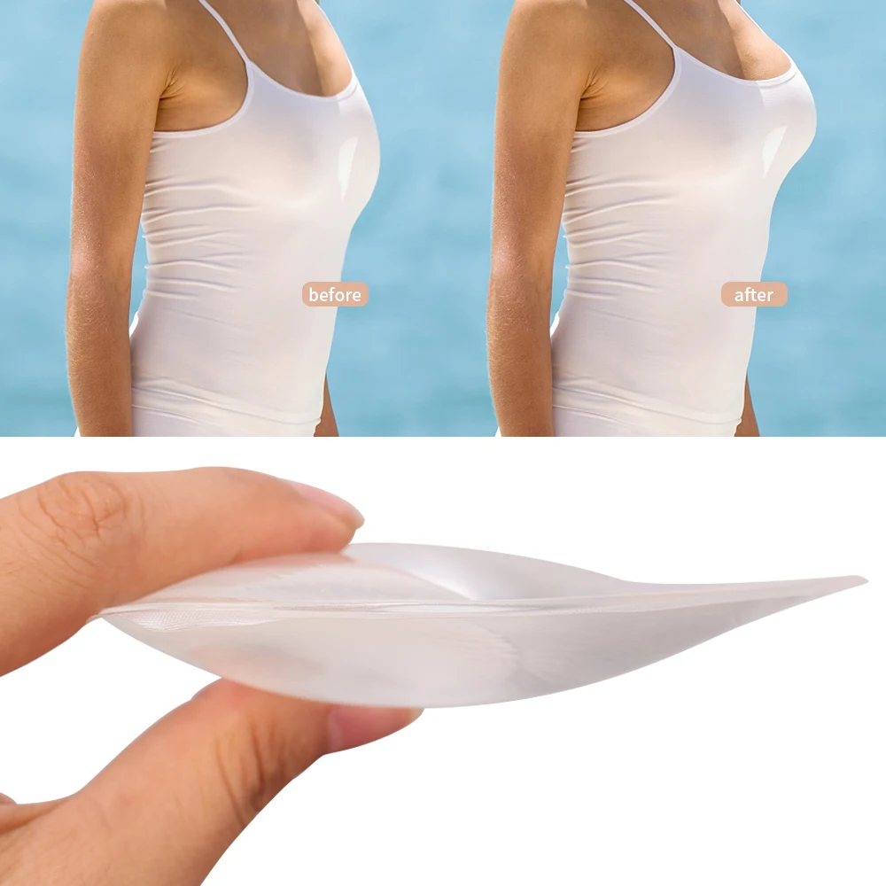 보이지 않는 푸시업 브래지어 컵 패드, 부드러운 가슴  - Push Up Bra Silicone 리뷰 및 가격