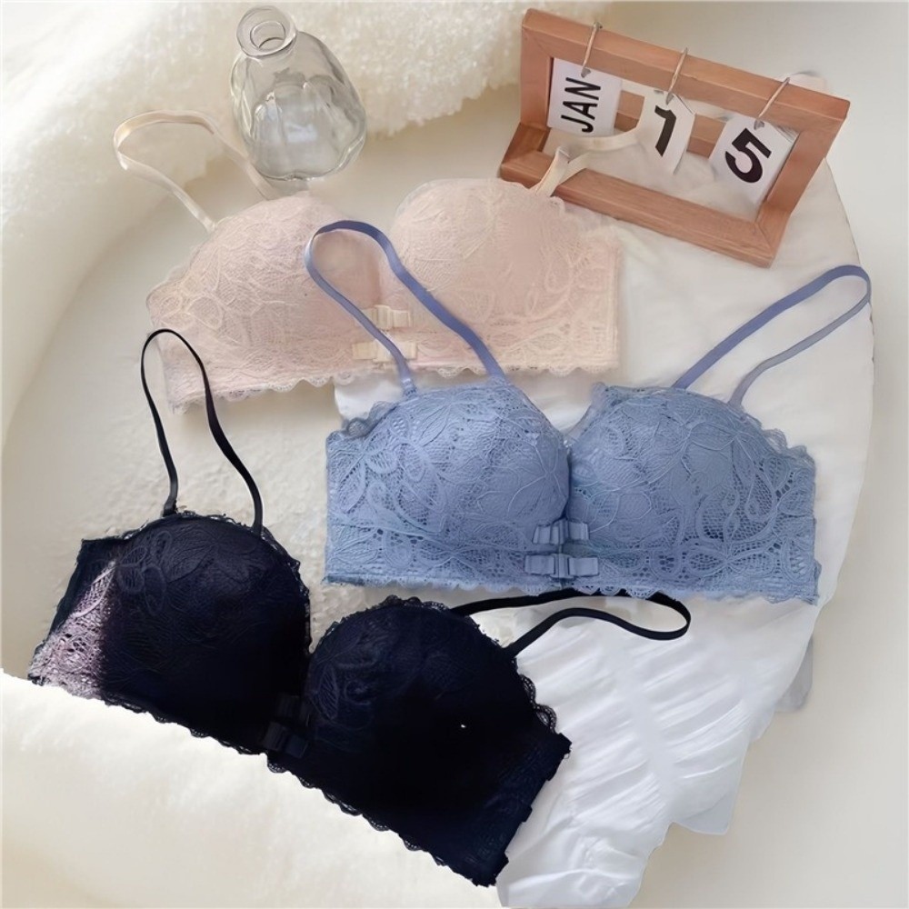 편안한 딥 V 프론트 버튼 브라 푸쉬업 속옷 무선 브라 - Wirefree Bra Comfort 리뷰 및 가격
