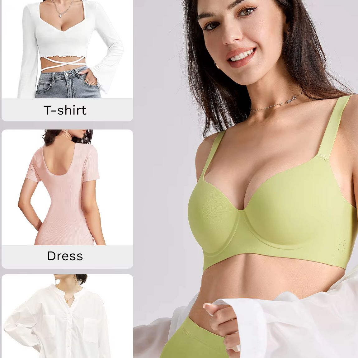 새로운 여성용 아름다운 섹시 데일리 브라 멀티웨이 스트 - Convertible Bra Multiway 리뷰 및 가격