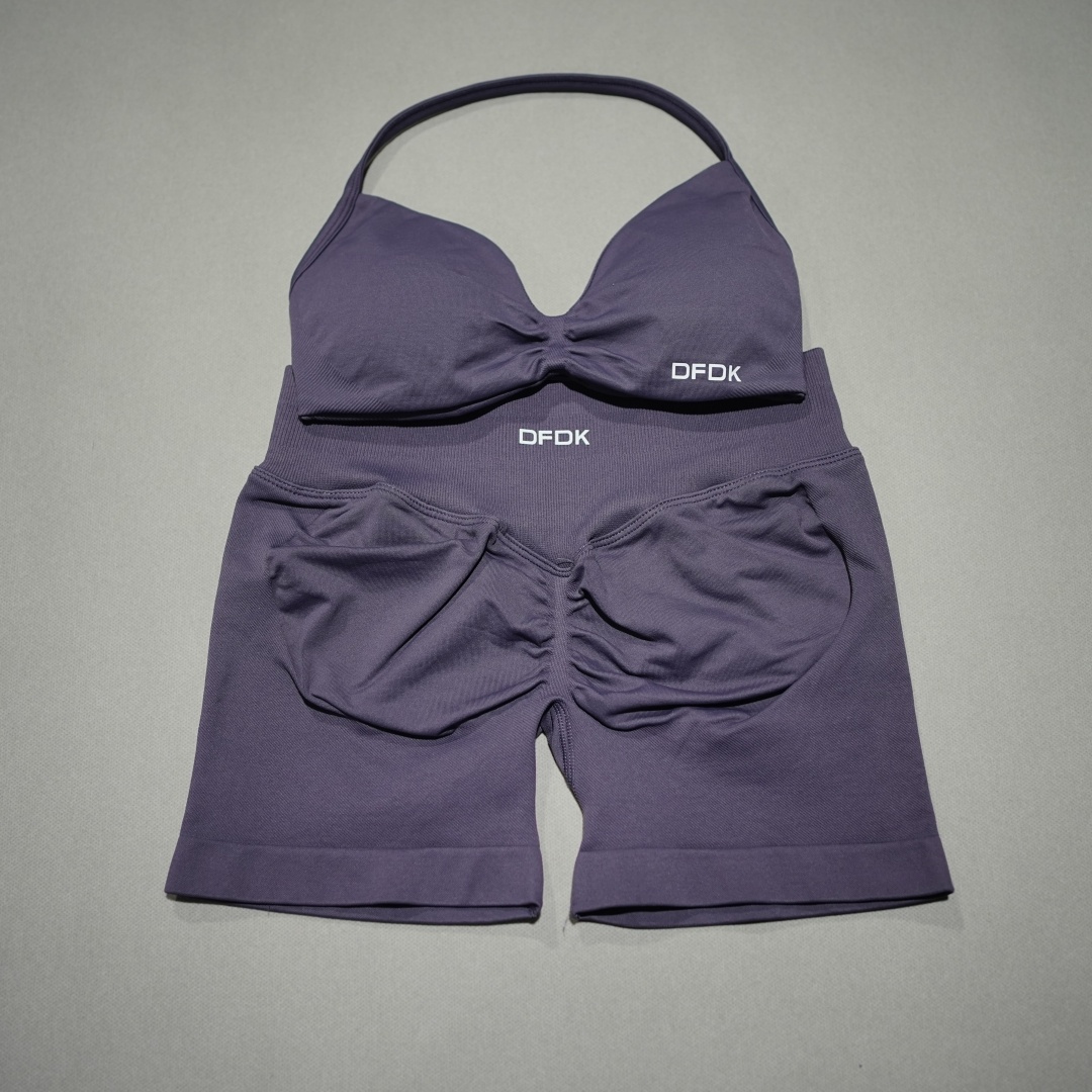 DFDK 여성용 심리스 2피스 짐 세트 레이스업 탈부착 - Lace Bralette Set 리뷰 및 가격