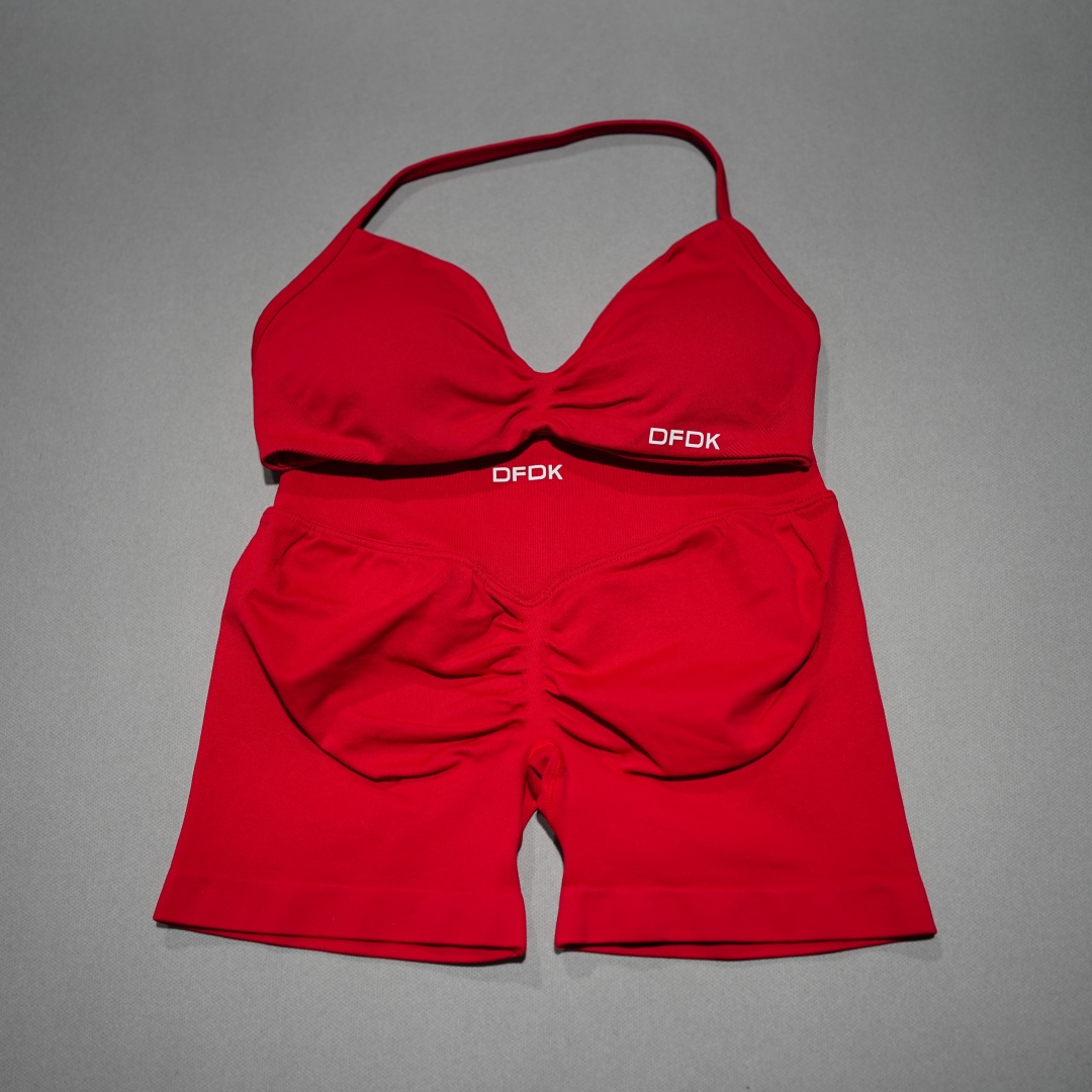 DFDK 여성용 심리스 2피스 짐 세트 레이스업 탈부착 - Lace Bralette Set 리뷰 및 가격