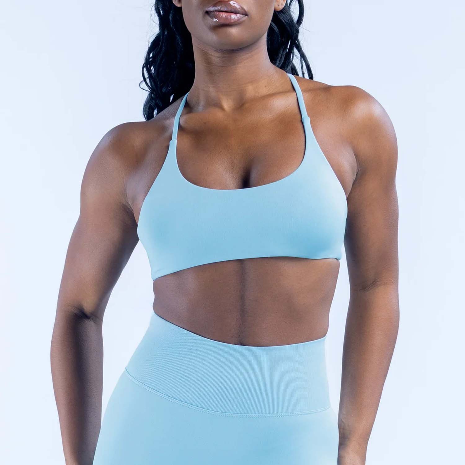 로고 심리스 스포츠 브라 크로스 가더링 얇은 어깨끈 뷰 - Sports Bra Racerback 리뷰 및 가격