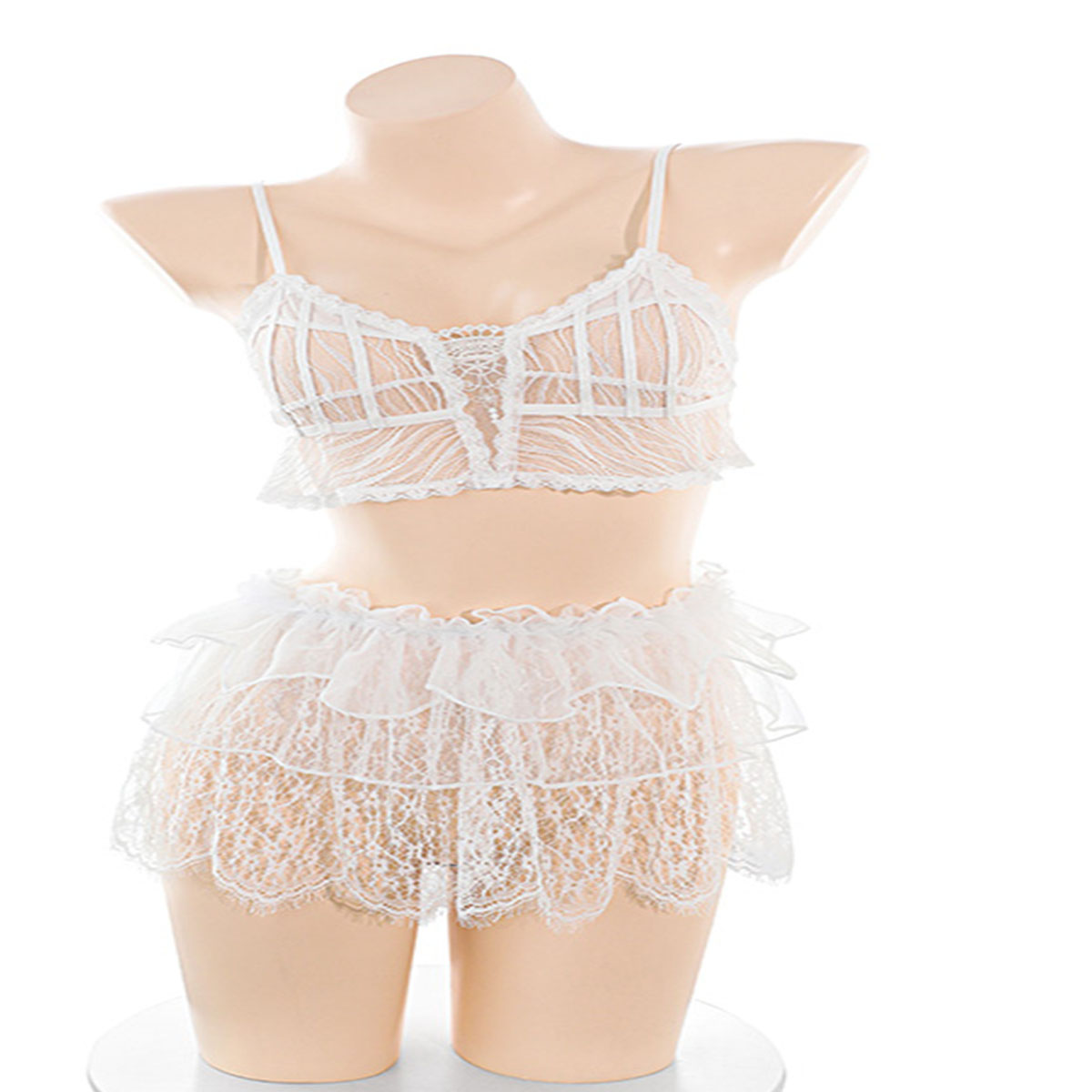 LISM 여성용 스위트 시어 레이스 란제리 세트, 스파 - Lace Bralette Set 리뷰 및 가격