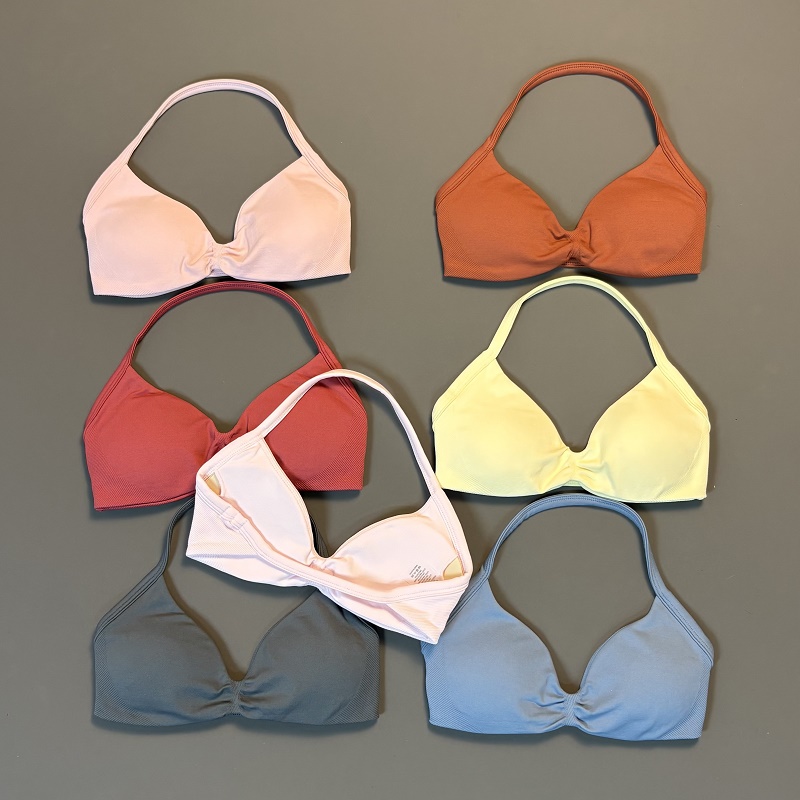HISTELLO 스포츠 브라 심리스 요가 속옷 여성용  - Sports Bra Racerback 리뷰 및 가격