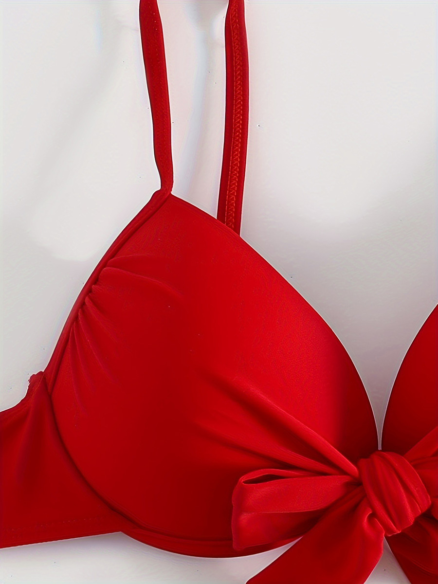 섹시한 매듭 Underwired 브래지어 컵 비키니 여 - Underwire Bra Padded 리뷰 및 가격