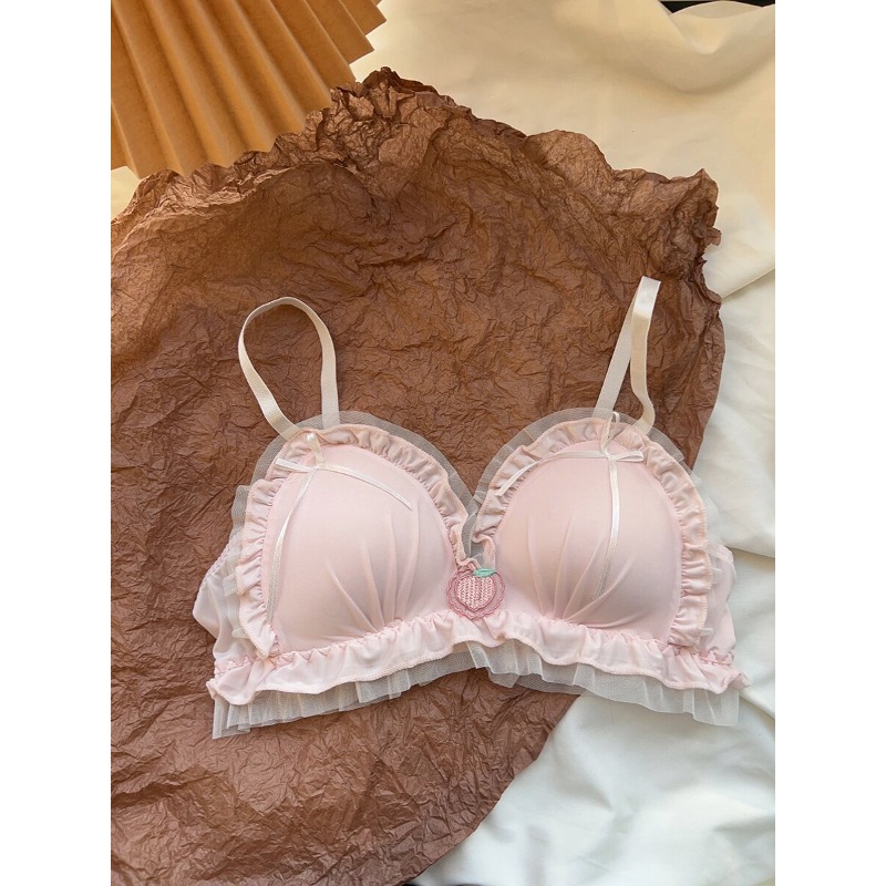 스위트 트라이앵글 브라렛 세트 노와이어 얇은 레이스 푸 - Sleep Bra Bralette 리뷰 및 가격
