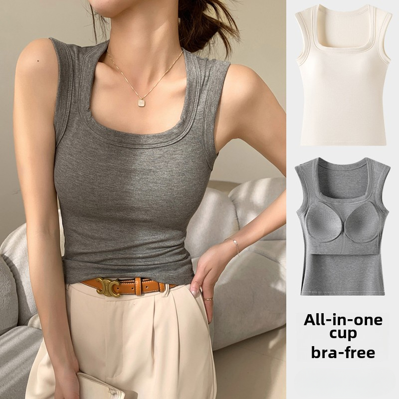 여성용 통기성 운동 조끼 이음매 없는 내장형 브라 탱크 - T Shirt Bra Seamless 리뷰 및 가격