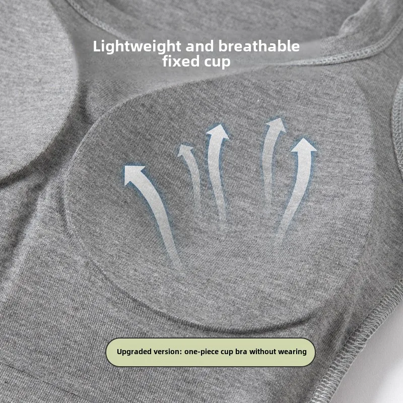 여성용 통기성 운동 조끼 이음매 없는 내장형 브라 탱크 - T Shirt Bra Seamless 리뷰 및 가격