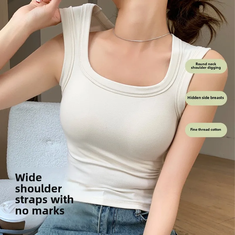 여성용 통기성 운동 조끼 이음매 없는 내장형 브라 탱크 - T Shirt Bra Seamless 리뷰 및 가격
